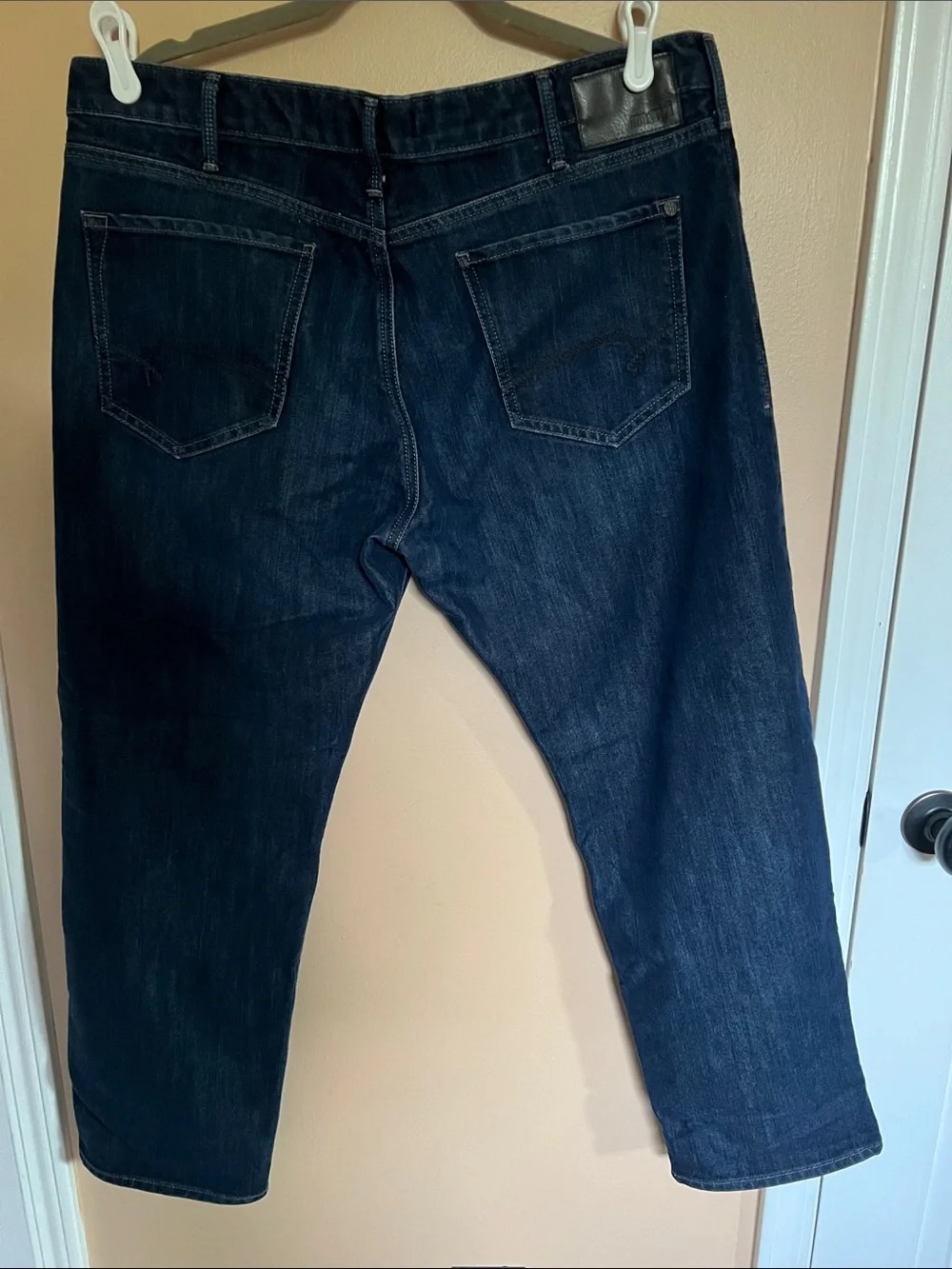 Mavi Men's Straight Jeans in Deep Indigo - 38x30